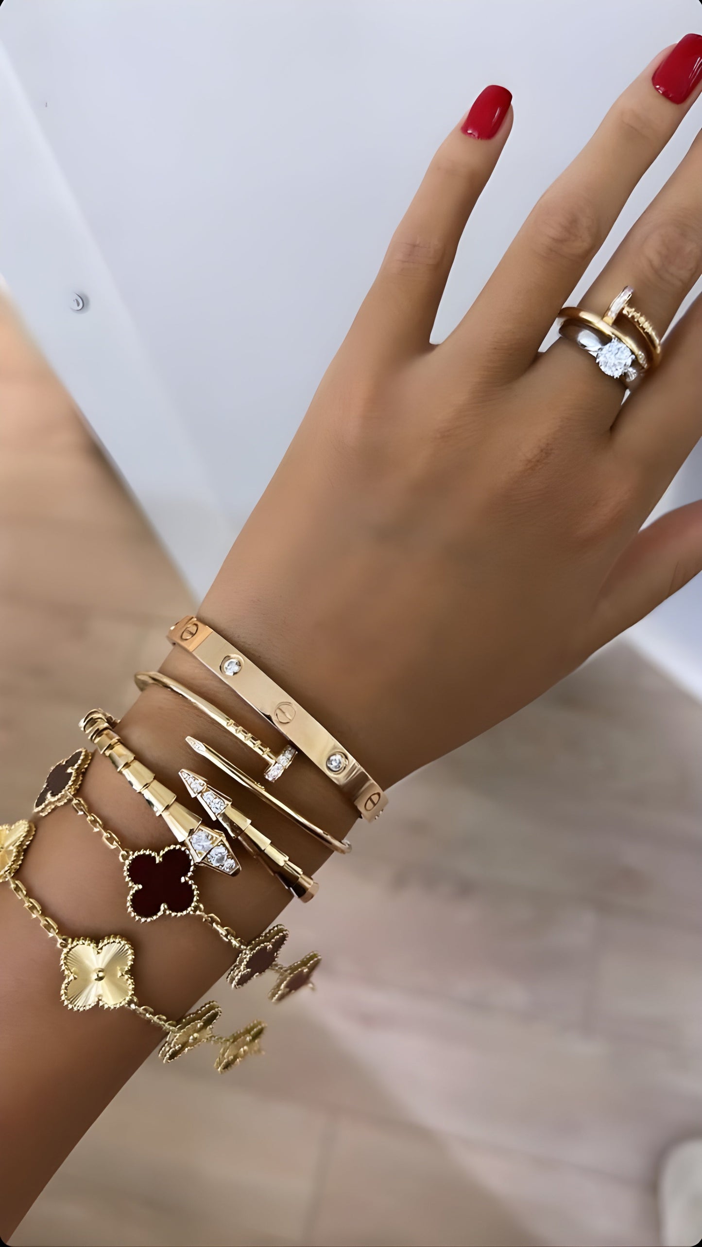 LUXE GOLDEN BLACK | BRACELET SET