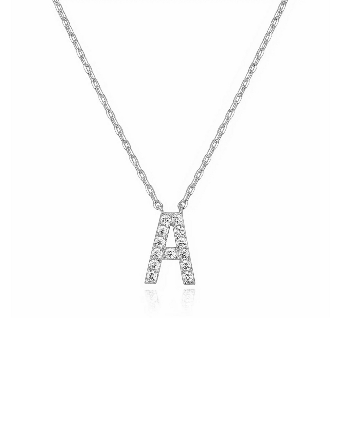 LETTER NECKLACE | SILVER