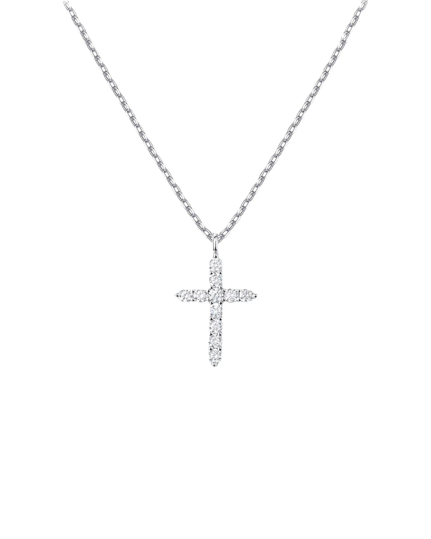 CROSS NECKLACE | SILVER