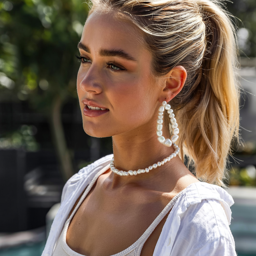 Natural Pearl Choker