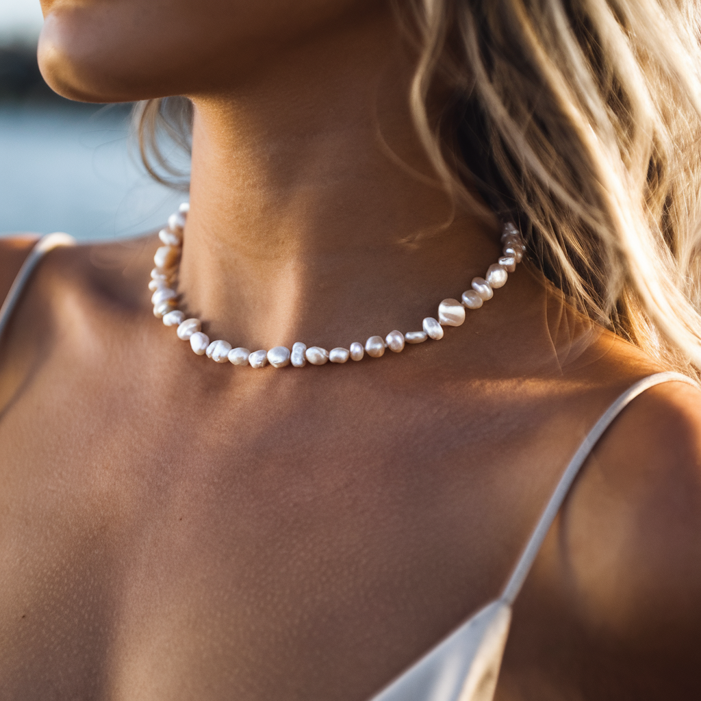 Natural Pearl Choker